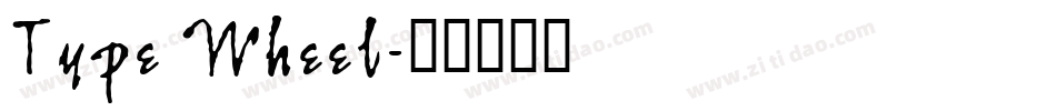 Type Wheel字体转换